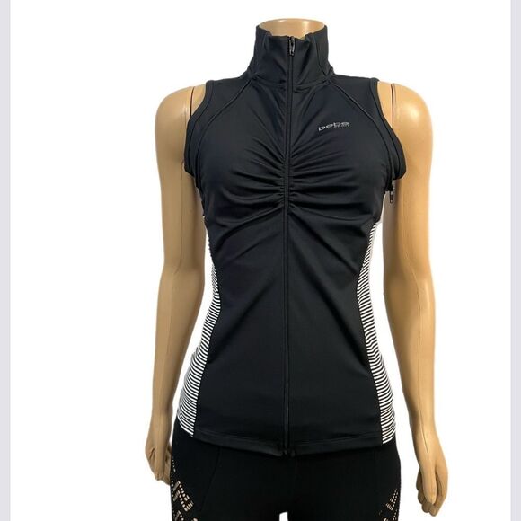 BBSP Bebe Sport 3/4 sleeve Full zip Sports Jacket / Vest detachable Sleeve S - Picture 9 of 12
